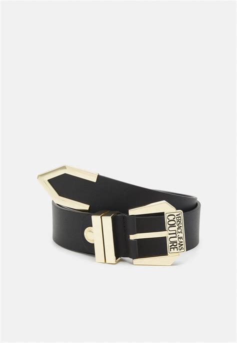 cintura versace lion|Versace Jeans Couture Cintura Logo Leather Belt on SALE.